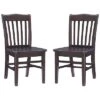 Bramwell Brown Dining Chairs Set Of 2 Home -Linon 3050022814 RLLD 1