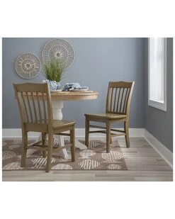 Bramwell Natural Dining Chairs Set Of 2 Home -Linon 3050022816 RLLD 5