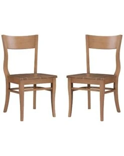 Chandler Natural Side Chairs Set Of 2 Home
