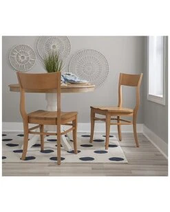 Chandler Natural Side Chairs Set Of 2 Home -Linon 3050022820 RLLD 5