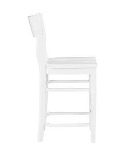Chandler White Counter Stools Set Of 2 Home -Linon 3050022822 RLLD 3