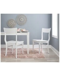 Chandler White Side Chairs Set Of 2 Home 11 Chandler White Side Chairs Set Of 2 Home -Linon 3050022823 RLLD 5
