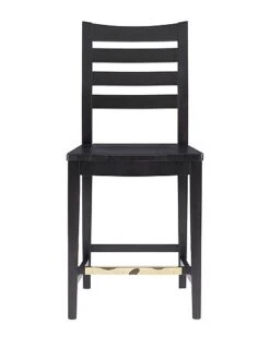 Lynn Black Counter Stools Set Of 2 Home -Linon 3050022833 RLLD 2