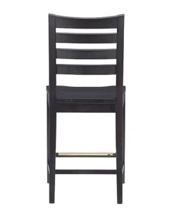 Lynn Black Counter Stools Set Of 2 Home -Linon 3050022833 RLLD 4