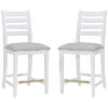 Lynn Upholstered Counter Stools Set Of 2 Home -Linon 3050022835 RLLD 1