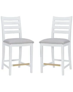 Lynn Upholstered Counter Stools Set Of 2 Home