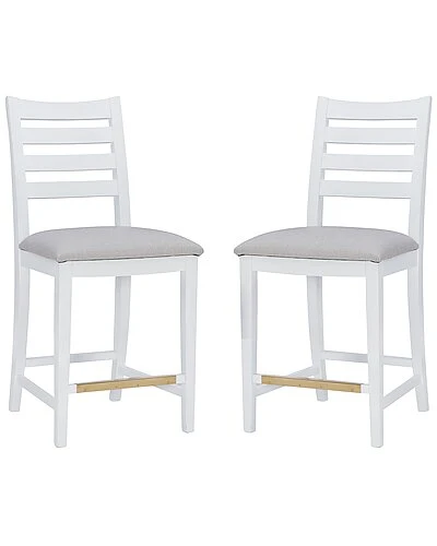 Lynn Upholstered Counter Stools Set Of 2 Home 2 Lynn Upholstered Counter Stools Set Of 2 Home