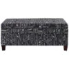 Tahlia Script Ottoman Home -Linon 3050025219 RLLD 1