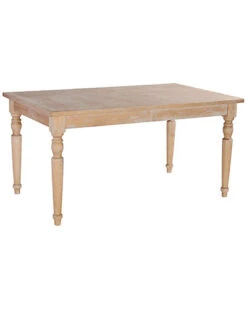 Berty Light Natural Brown Rectangle Table Home
