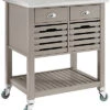 Robbin Gray Wood Kitchen Cart Home