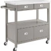 Sydney Kitchen Cart Home 2 Sydney Kitchen Cart Home -Linon 3050090403 RLLD 1