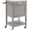 Sydney Gray Apartment Cart Home -Linon 3050090405 RLLD 1