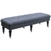 Tess Charcoal 62in Bench Home 1 Tess Charcoal 62in Bench Home -Linon 3050113417 RLLD 1