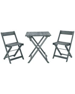 Grayson Gray 3pc Square Table Set Home