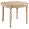 Berty Light Natural Brown Round Table Home -Linon 3050124362 RLLD 1