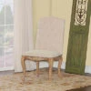 Berty Linen Square Back Chair Home -Linon 3050124367 RLLD 1