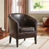 Ross Brown Club Chair Home -Linon 3050124414 RLLD 1