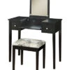 2pc Vanity & Butterfly Bench Set Home -Linon 3050125650 RLLD 1