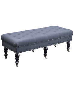 Tess Charcoal 50in Bench Home