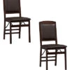 Set Of 2 Triena Folding Chairs Home -Linon 3050165051 RLLD 1