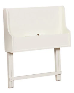 Coy White Folding Desk Home -Linon 3050285535 RLLD 3