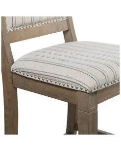 Emmy Grey Counter Stool Home -Linon 3050297336 RLLD 4