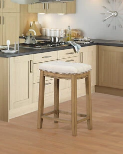 Claridge Rustic Striped Bar Stool Home -Linon 3050297351 RLLD 2