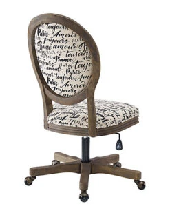 Erin Paris Office Chair Home -Linon 3050297423 RLLD 3
