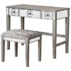 Madison Silver Vanity Set Home -Linon 3050297440 RLLD 1