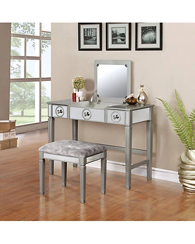 Madison Silver Vanity Set Home 6 Madison Silver Vanity Set Home - Image 4