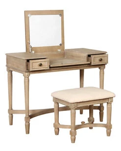 Cyndi Gray Wash Vanity Set Home