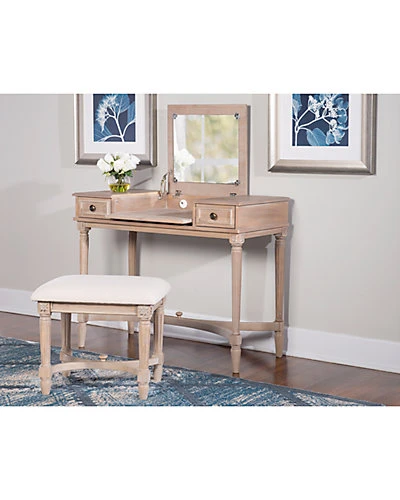 Cyndi Gray Wash Vanity Set Home 4 Cyndi Gray Wash Vanity Set Home - Image 2