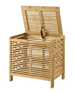 Bracken Bamboo Hamper Home -Linon 3050314381 RLLD 2