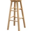 Round Barstool Home -Linon 3050443441 RLLD 1