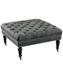 Isabelle Square Tufted Ottoman Home