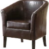 Brown Simon Club Chair Home -Linon 3050510026 RLLD 1