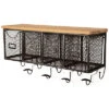 4-Slot Basket Wall Organizer Home -Linon 3050512938 RLLD 1