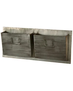 Front Page 18 Industrial 2-Slot Horizontal Mailbox Home