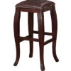 San Francisco Square Top Bar Stool Home -Linon 3050521847 RLLD 1