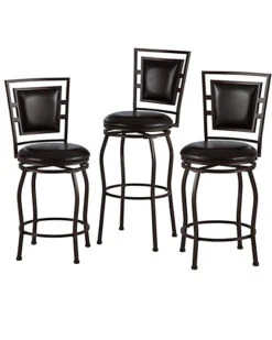 Set Of 3 Townsend Adjustable Stools Home