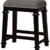 Kennedy Tweed Backless Counter Stool Home -Linon 3050558087 RLLD 1