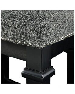 Kennedy Tweed Backless Counter Stool Home -Linon 3050558087 RLLD 3