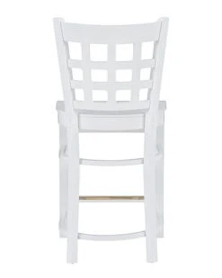 La White Counter Stools Set Of 2 Home -Linon 3050558988 RLLD 4