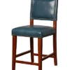 Blake Pacific Blue Counter Stool Home -Linon 3050634751 RLLD 1