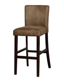 Miller Distressed Brown Bar Stool Home