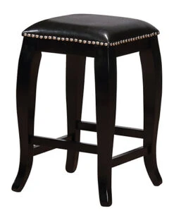 Scottish Black Square Top Counter Stool Home