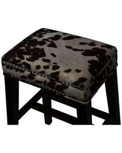 Walt Brown Cow Print Counter Stool Home -Linon 3050634883 RLLD 3