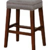 Walt Gray Bar Stool Home -Linon 3050634884 RLLD 1
