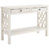 Whitley Antique White Console Table Home -Linon 3050634887 RLLD 1