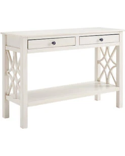 Whitley Antique White Console Table Home